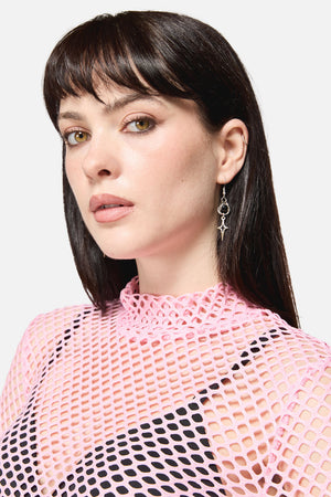Dangerfield - Star Sphere Earrings - silver