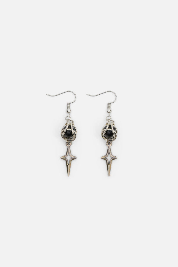 Dangerfield - Star Sphere Earrings - silver
