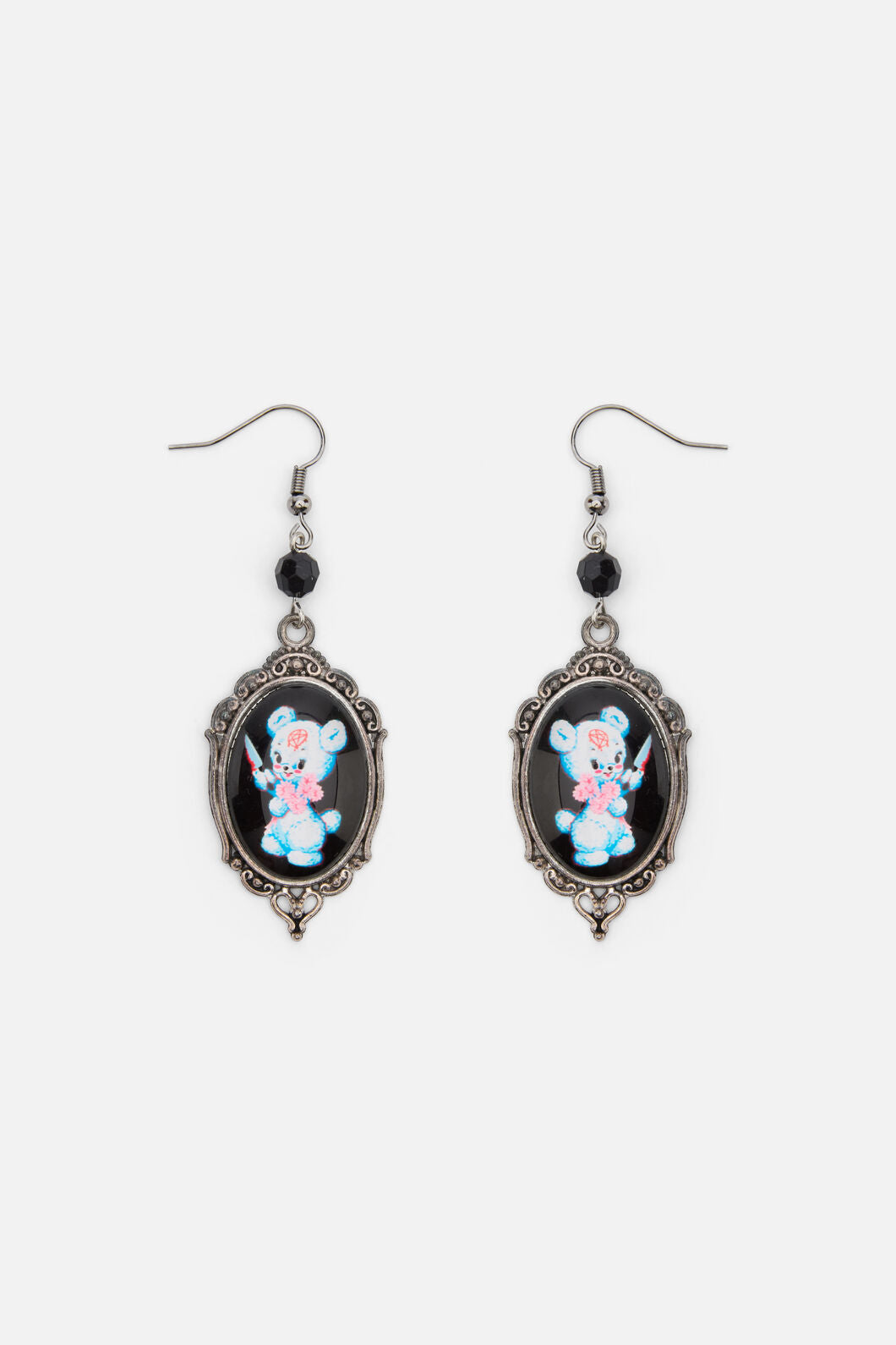Dangerfield - Creeps Framed Earrings - black