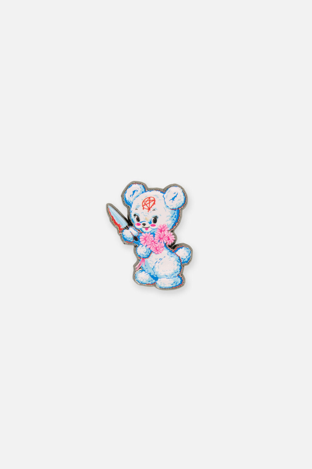 Dangerfield - Creeps Teddy Pin - blue
