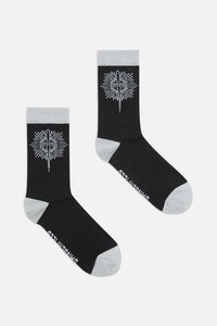 Dangerfield - Dagger Goth Socks - black
