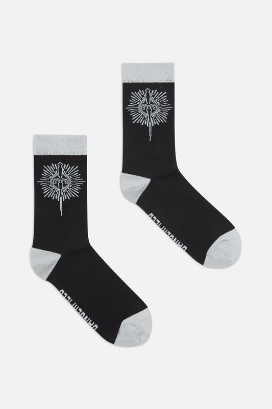 Dangerfield - Dagger Goth Socks - black