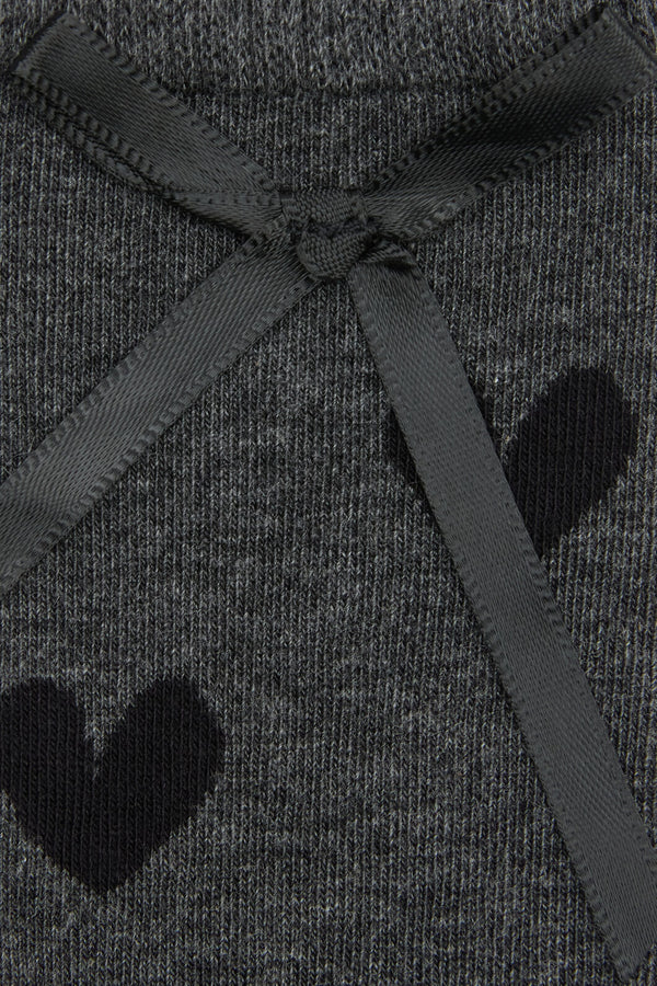 Dangerfield - Heart & Bow Socks - grey