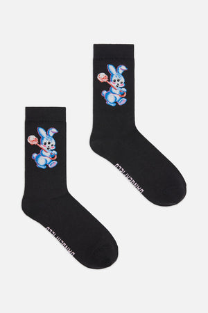 Dangerfield - Creeps Goth Socks - black