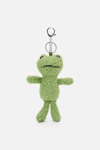 Dangerfield - Frog Plush Bag Charm - green