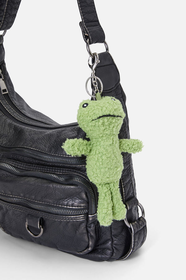 Dangerfield - Frog Plush Bag Charm - green