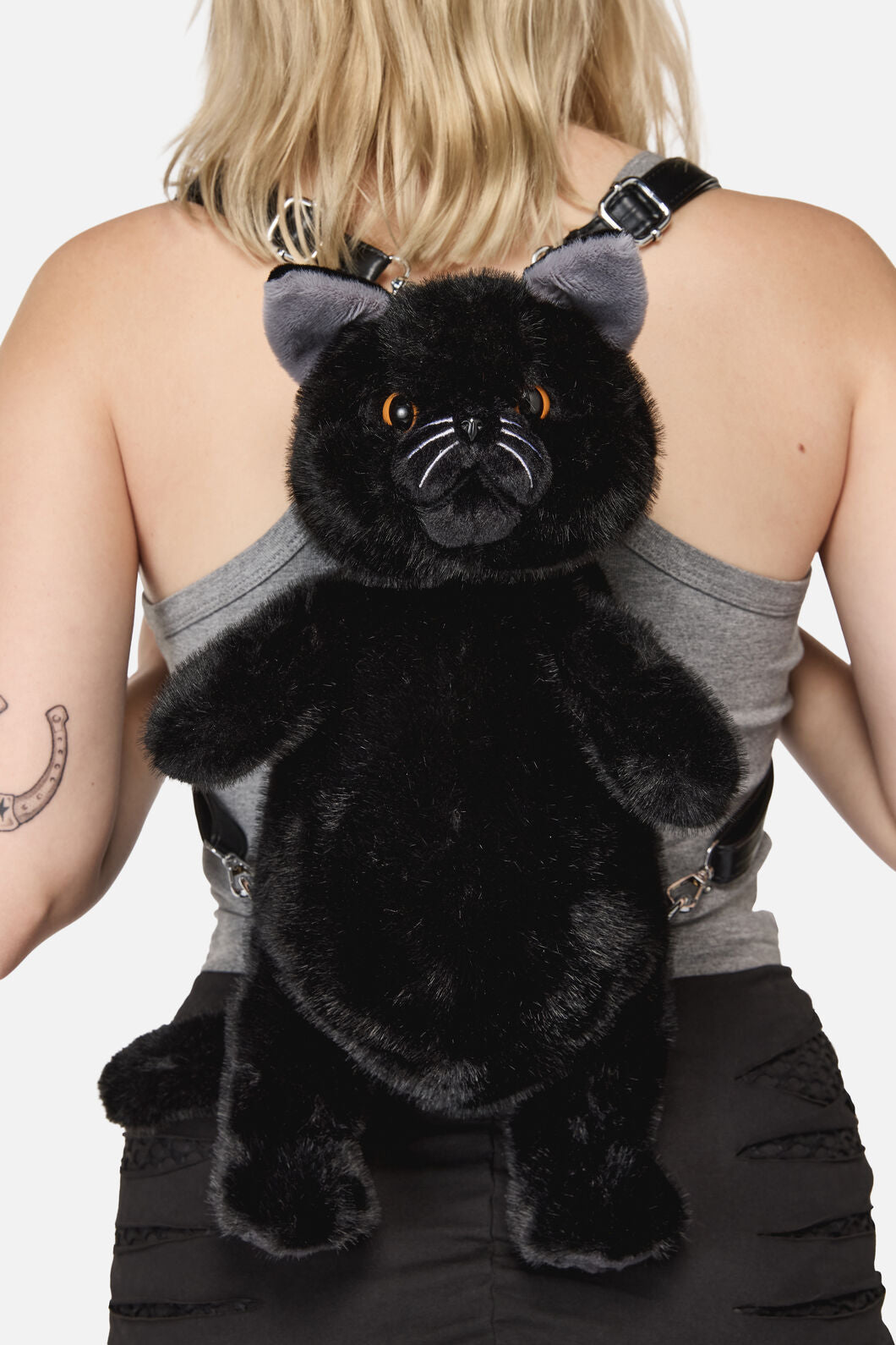 Dangerfield - Black Kitty Backpack - black