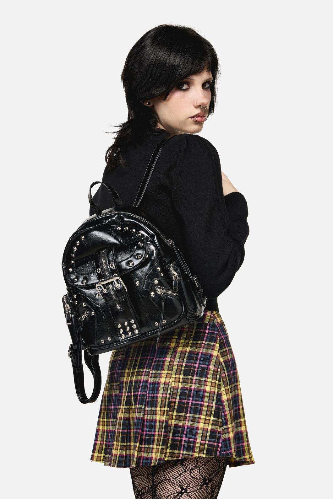 Dangerfield - Moto Stud Backpack - black