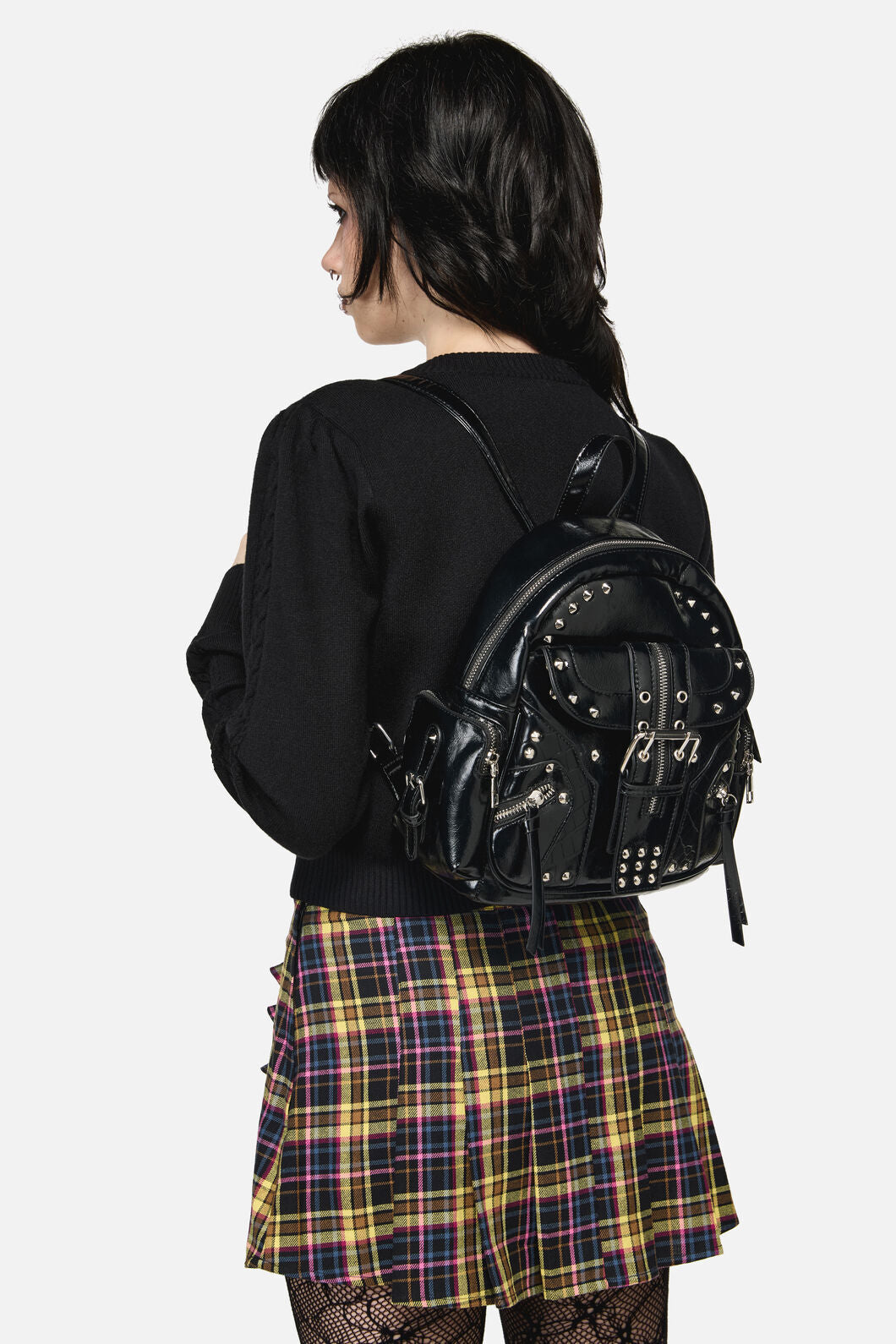 Dangerfield - Moto Stud Backpack - black