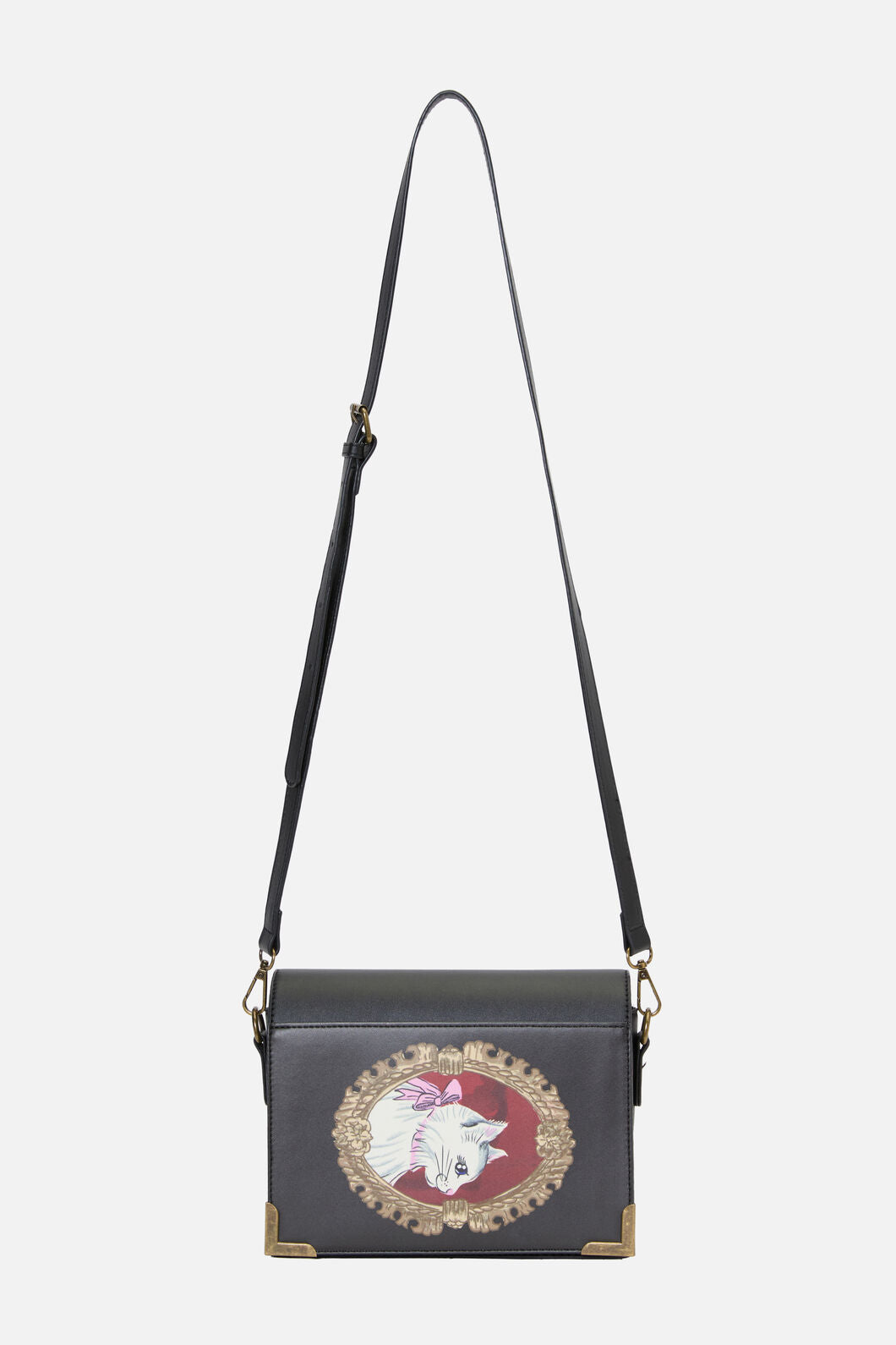 Dangerfield - Snowdrop Cat Book Bag - black