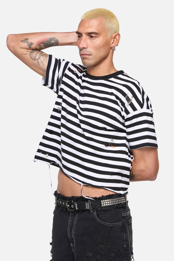 Dangerfield - Pyramid Stud Belt - black