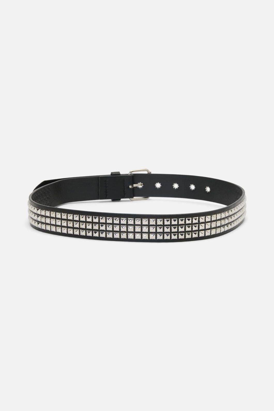 Dangerfield - Pyramid Stud Belt - black