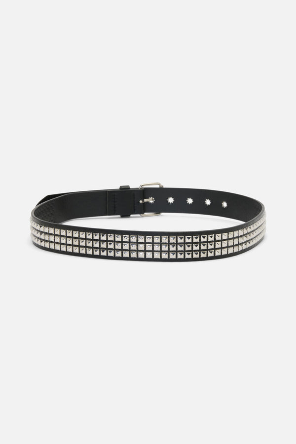 Dangerfield - Pyramid Stud Belt - black