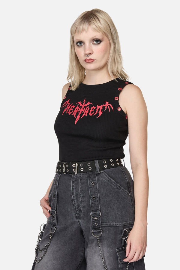 Dangerfield - Black Cotton Webbing Belt - black