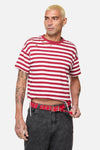 Dangerfield - Red Cotton Webbing Belt - red