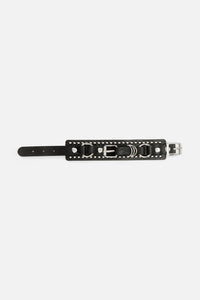 Dangerfield - Stud Buckle Cuff - black