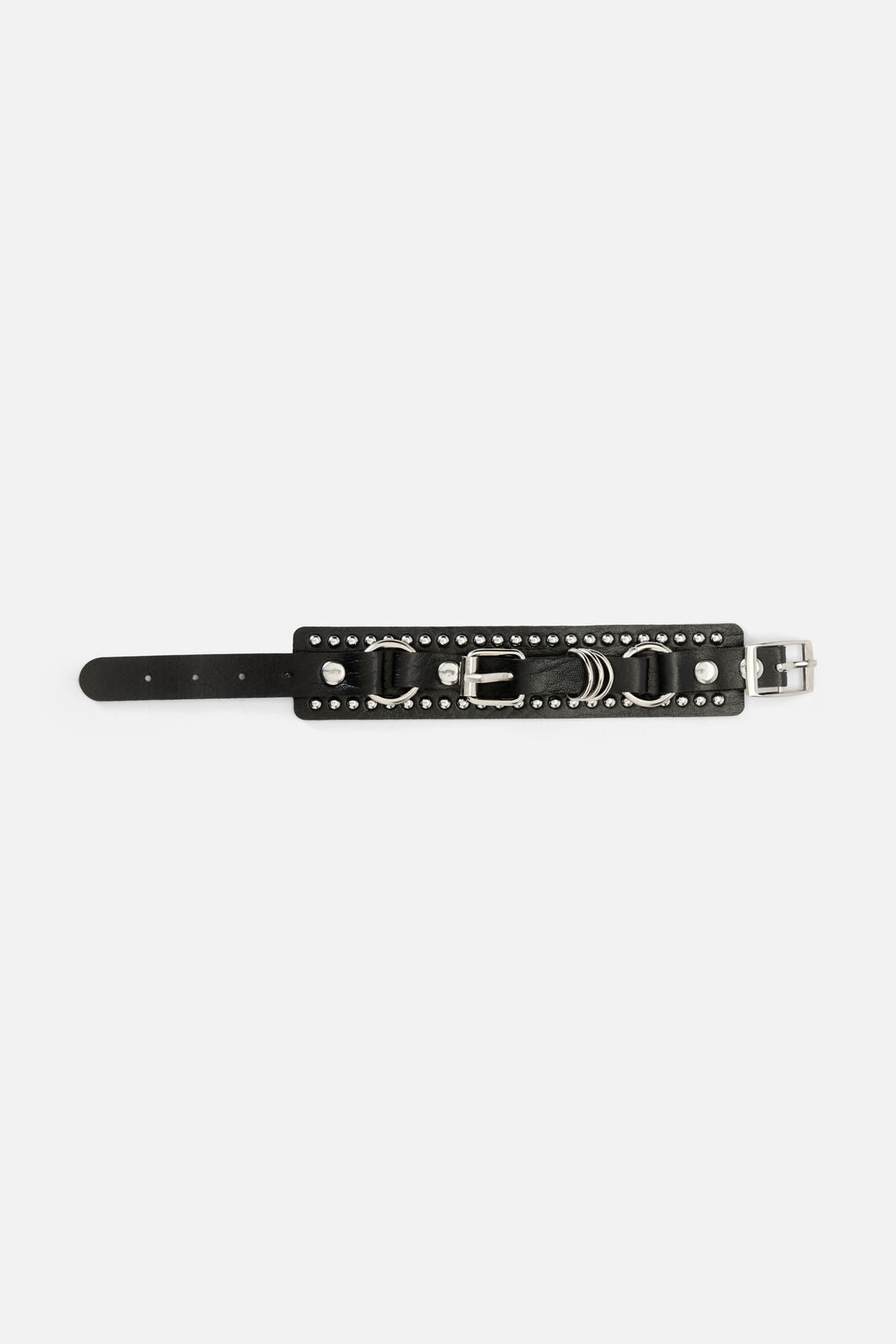 Dangerfield - Stud Buckle Cuff - black