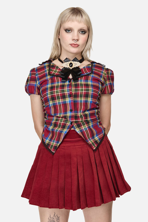 Dangerfield - Ribbon Ornate Neck Bow - black