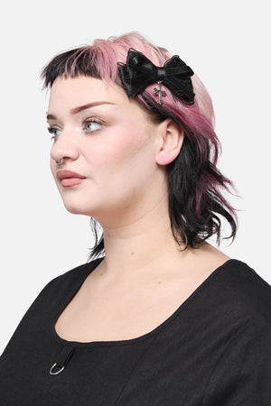 Dangerfield - Cross Bow Slide Hair Clip Set - black