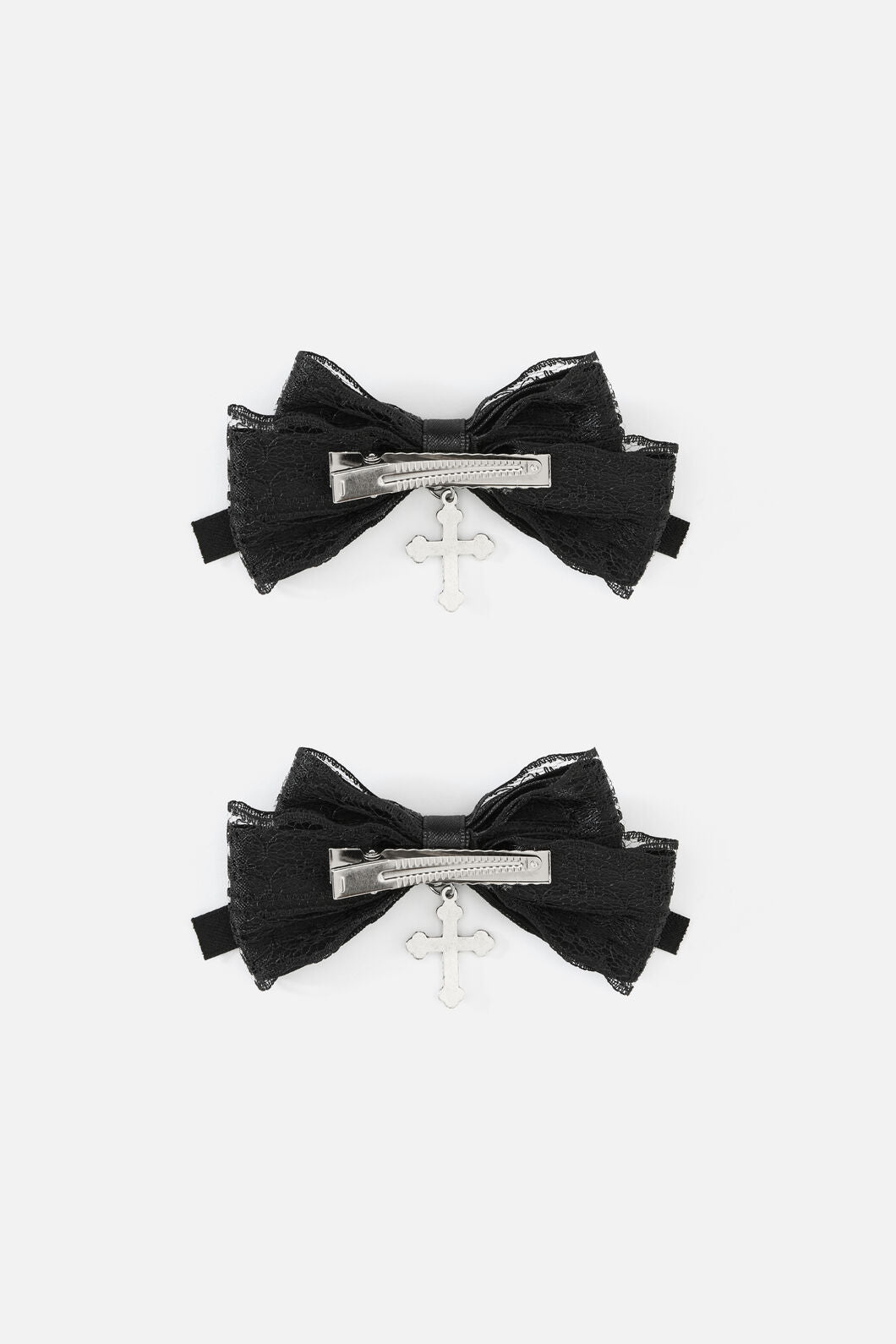 Dangerfield - Cross Bow Slide Hair Clip Set - black