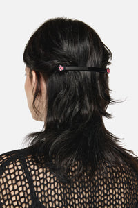 Dangerfield - Cat Paw Barrette Hair Clip - black