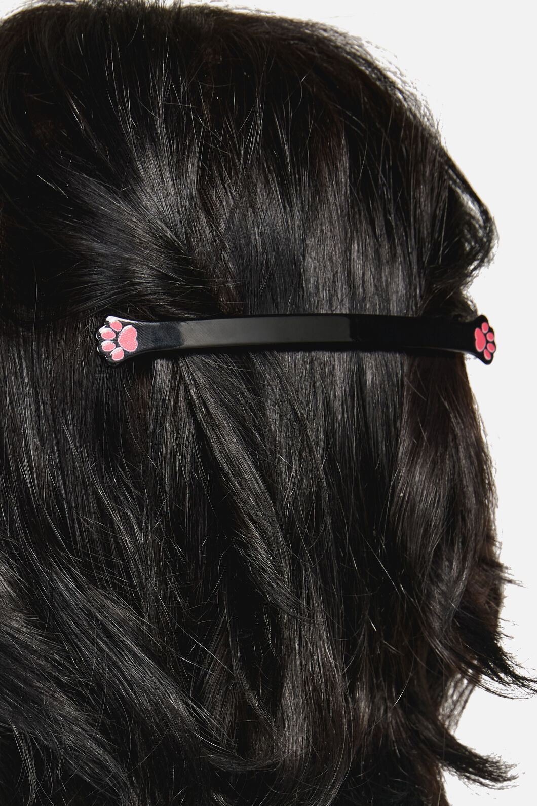Dangerfield - Cat Paw Barrette Hair Clip - black