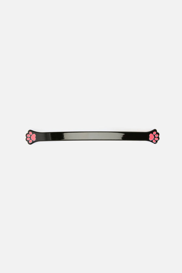 Dangerfield - Cat Paw Barrette Hair Clip - black