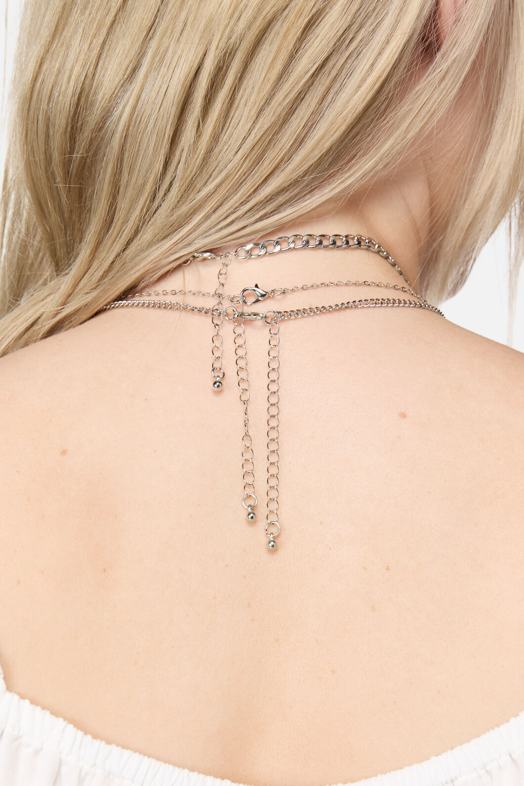 Dangerfield - Layered Star Necklace - silver