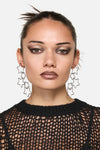 Dangerfield - Star Drop Earrings - silver