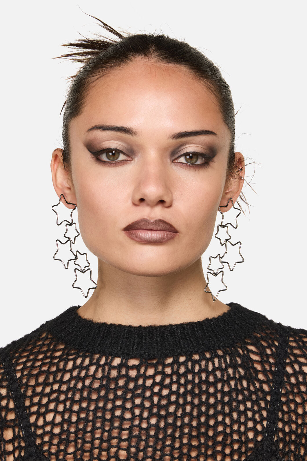 Dangerfield - Star Drop Earrings - silver