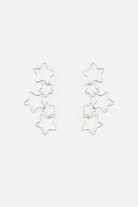 Dangerfield - Star Drop Earrings - silver