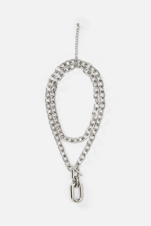 Dangerfield - Chunky Chain Necklace - silver