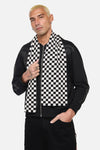 Dangerfield - Checkerboard Scarf - black-white