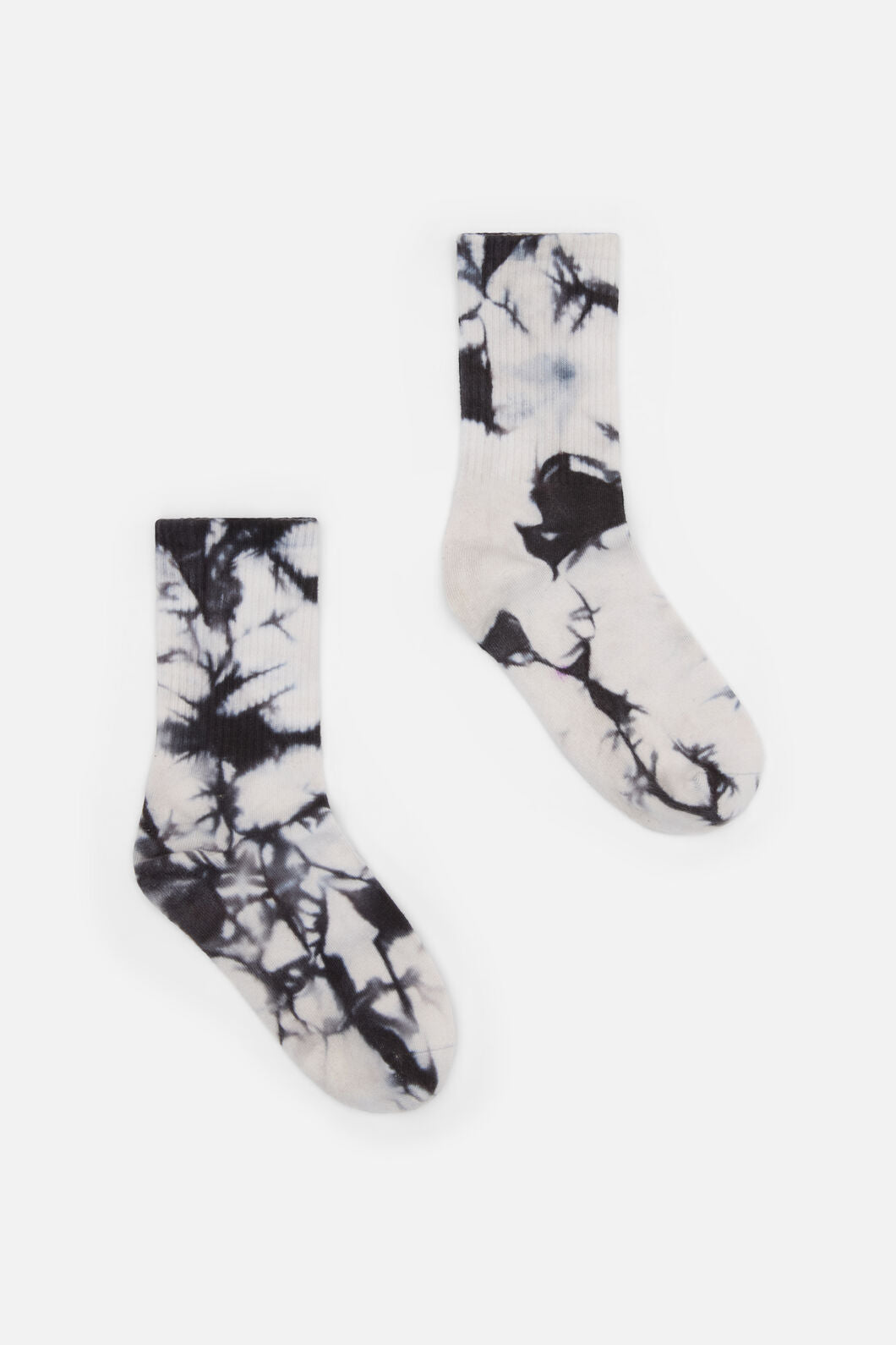 Dangerfield - Tie Dye Rib Socks - black