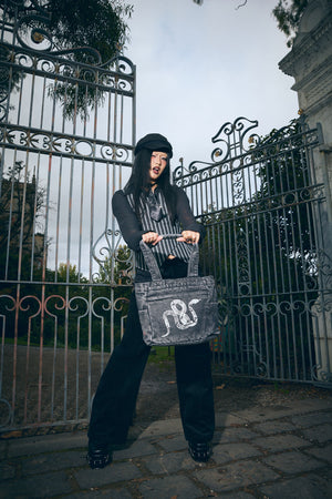 Dangerfield - Slithering Goth Printed Bag - black