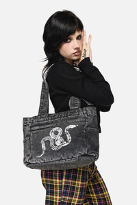 Dangerfield - Slithering Goth Printed Bag - black