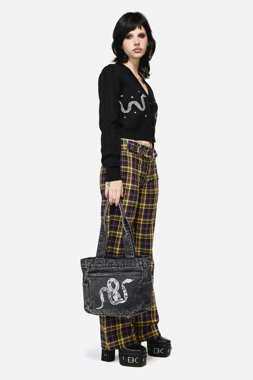 Dangerfield - Slithering Goth Printed Bag - black