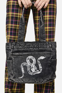 Dangerfield - Slithering Goth Printed Bag - black