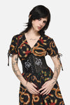 Dangerfield - Slithering Goth Waist Belt - black