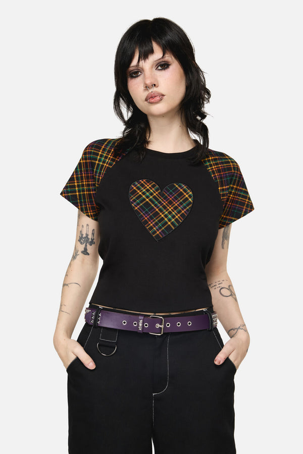 Dangerfield - Pyramid Stud Belt - purple