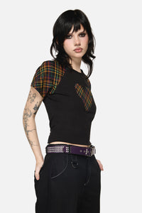 Dangerfield - Pyramid Stud Belt - purple