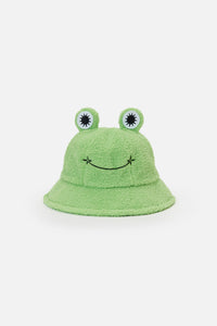 Dangerfield - Winter Frog Hat - green