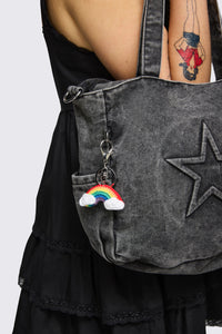 Dangerfield - Rainbow Bag Charm - rainbow