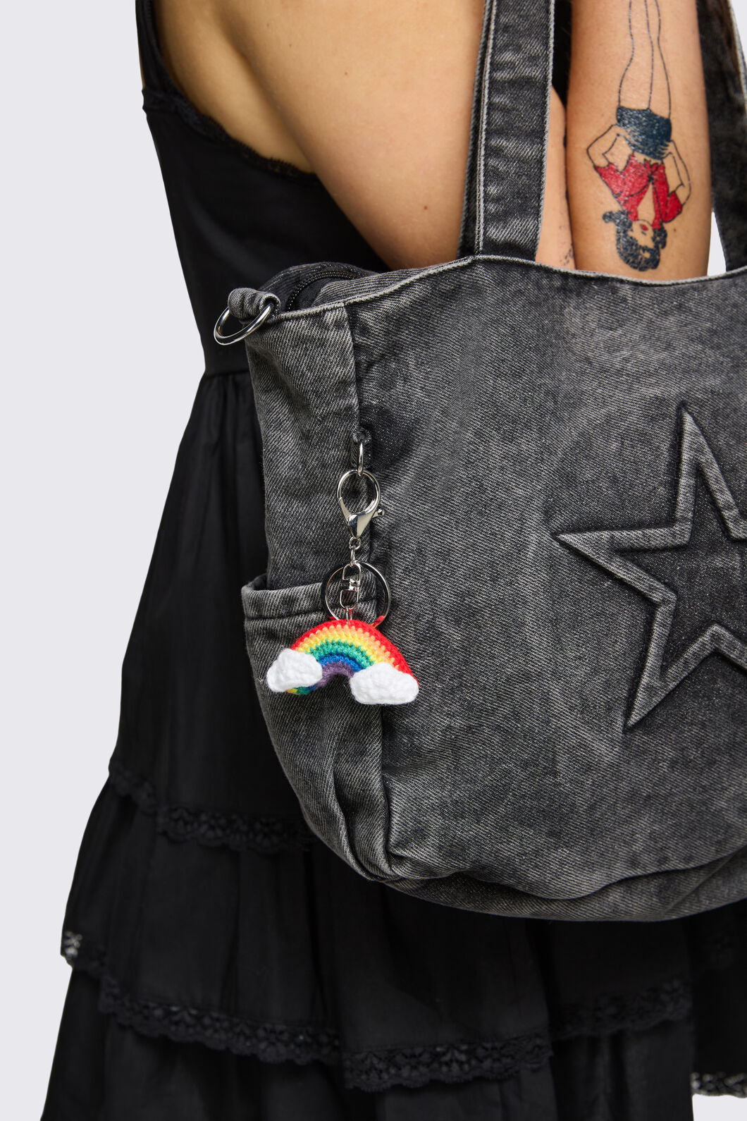 Dangerfield - Rainbow Bag Charm - rainbow