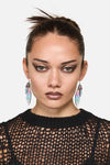 Dangerfield - Rainbow Sparkle Wing Earrings - multi