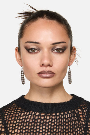 Dangerfield - Chainmail Earrings - silver
