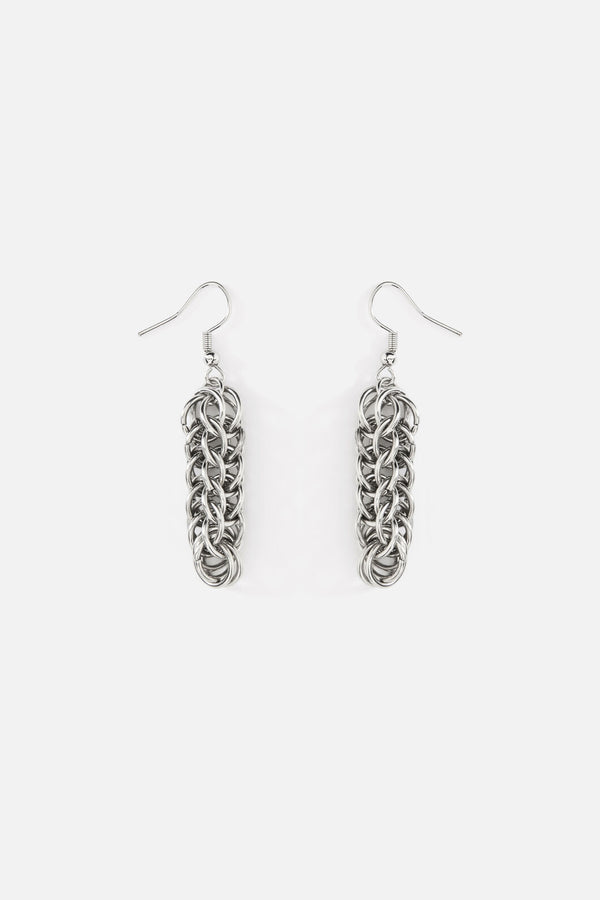 Dangerfield - Chainmail Earrings - silver
