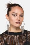 Dangerfield - Hoop Chainmail Earrings - silver