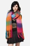 Dangerfield - Rainbow Check Scarf - rainbow