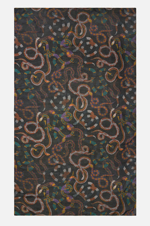 Dangerfield - Reptilian Scarf - black